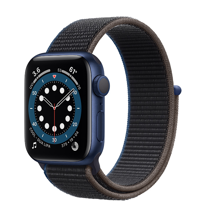 Apple Watch Series 6 GPS 44mm Viền Nhôm – Dây Cao Su – Chính Hãng VN/A Mới 100%