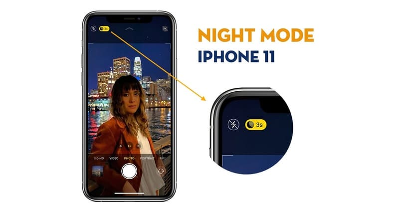 night mode iphone 11