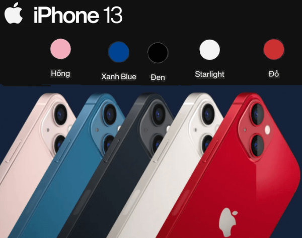 Khám phá iPhone 13 màu nào đẹp nhất trong bảng màu iPhone 13