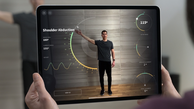 Cảm biến LiDAR trên iPad Pro 11 inch 2020 hỗ trợ thực tế ảo mạnh mẽ hơn