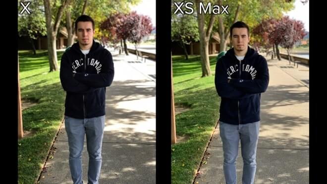 camera iphone xs max vs iphone x