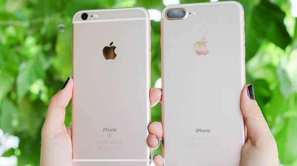 "so sánh iphone 6s plus và iphone 7