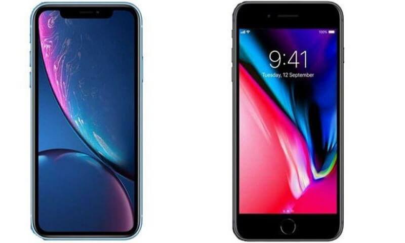 so sánh iphone 8 plus và iphone xr