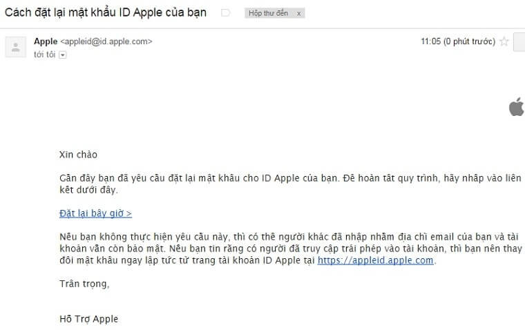 thay đổi mật khẩu id apple hiệu quả