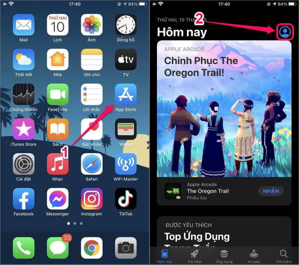 ẩn icon trên iphone