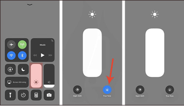 cách bật true tone