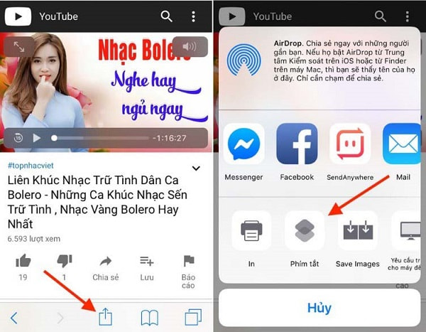 cách bật youtube khi tắt màn hình iphone