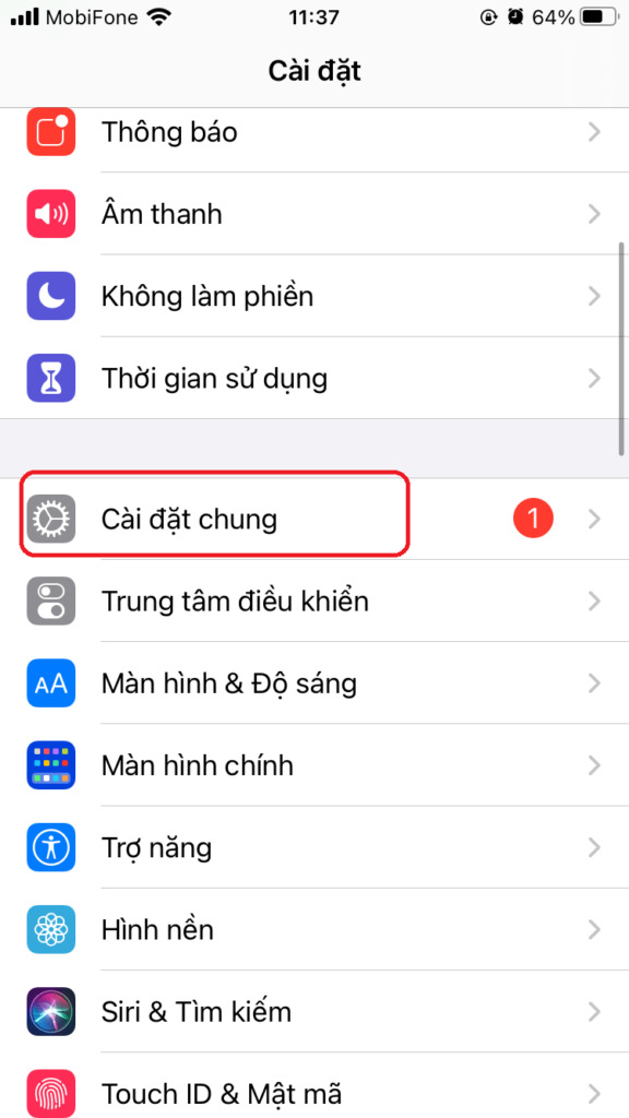 cách chỉnh bàn phím iphone