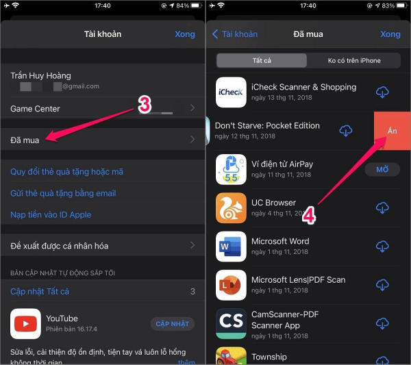 cách giấu app trên iphone