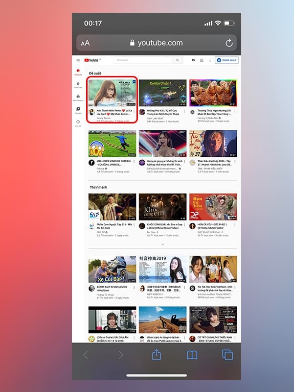 cách mở youtube khi tắt màn hình ios