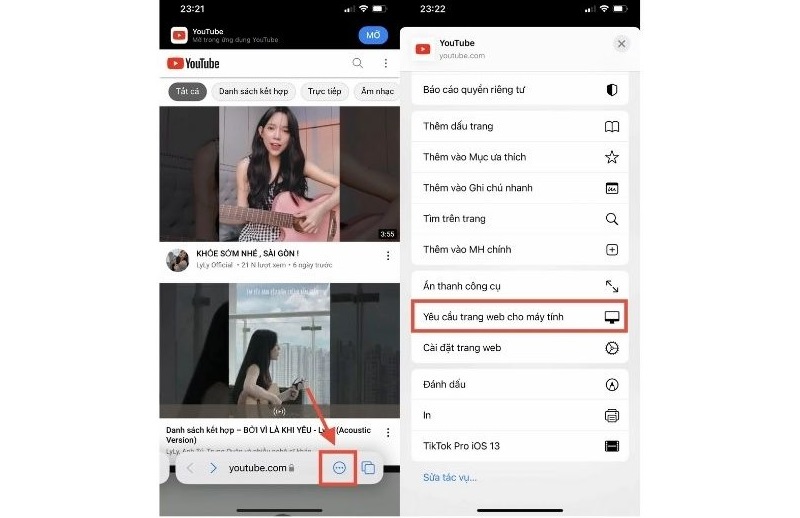 cách nghe nhạc trên youtube khi tắt màn hình ios 13