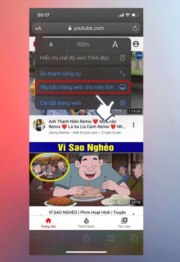 cách nghe nhạc trên youtube khi tắt màn hình iphone