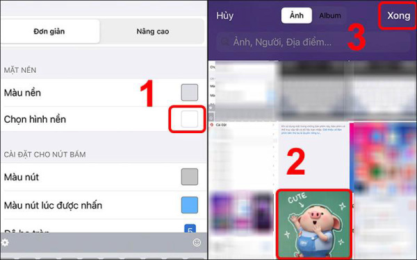 cách tạo hình nền cho bàn phím iphone
