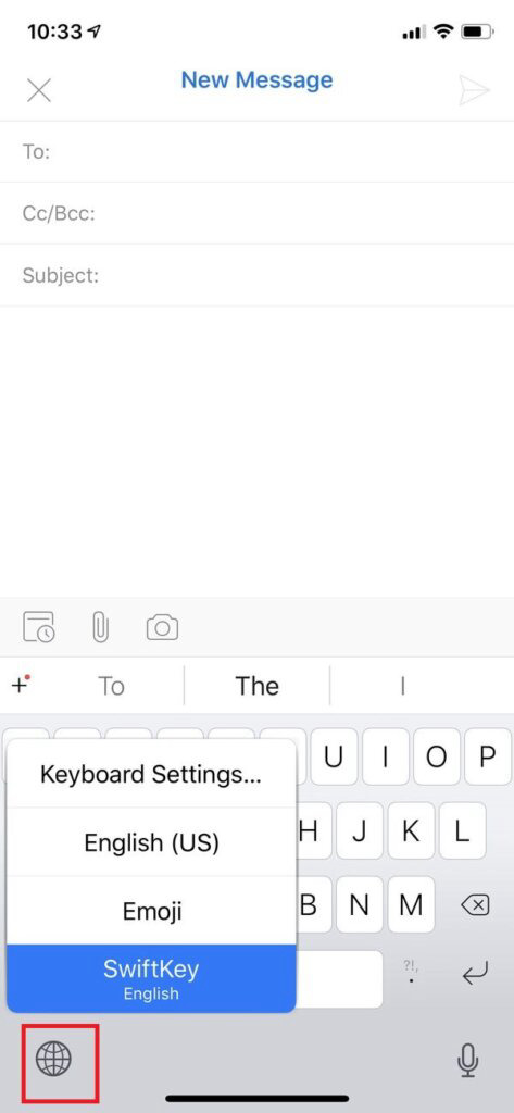 cài đặt bàn phím iphone