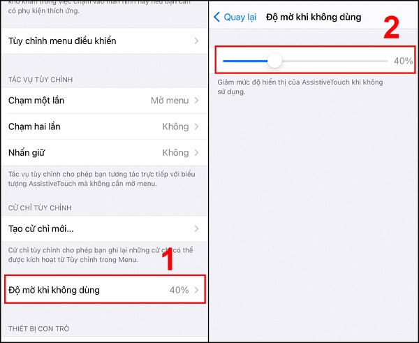 cài đặt nút home trên iphone