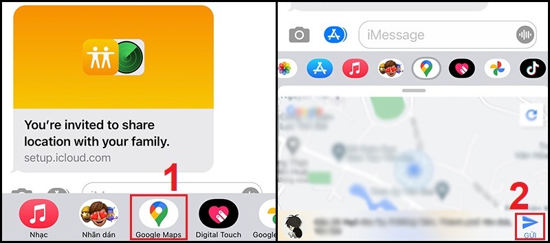 cài đặt tin nhắn imessage trên iphone
