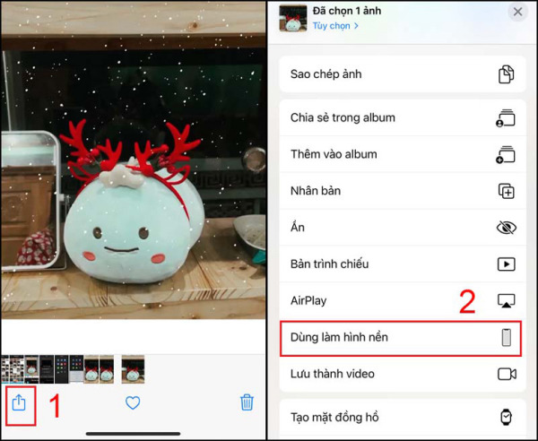 cài video làm hình nền cho iphone