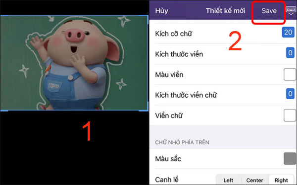 chèn hình vào bàn phím iphone