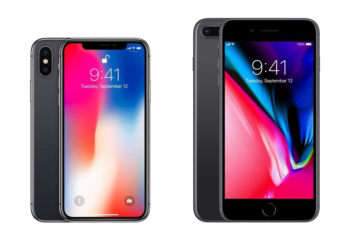 so sánh iphone 8 và iphone x