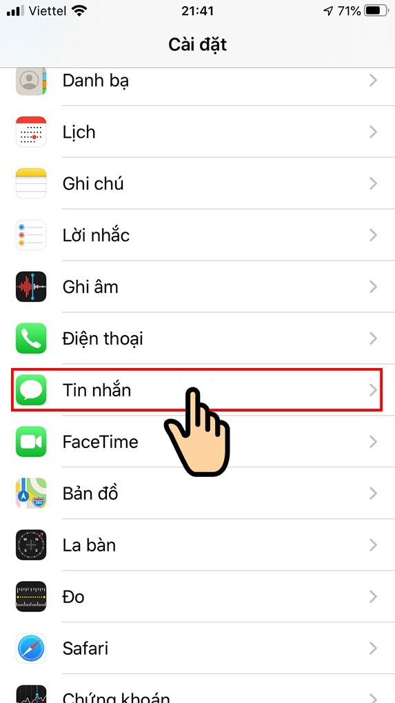gửi tin nhắn imessage
