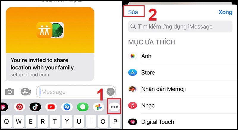 gửi và nhắn imessage bằng số điện thoại