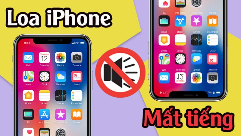 iphone bị mất âm thanh