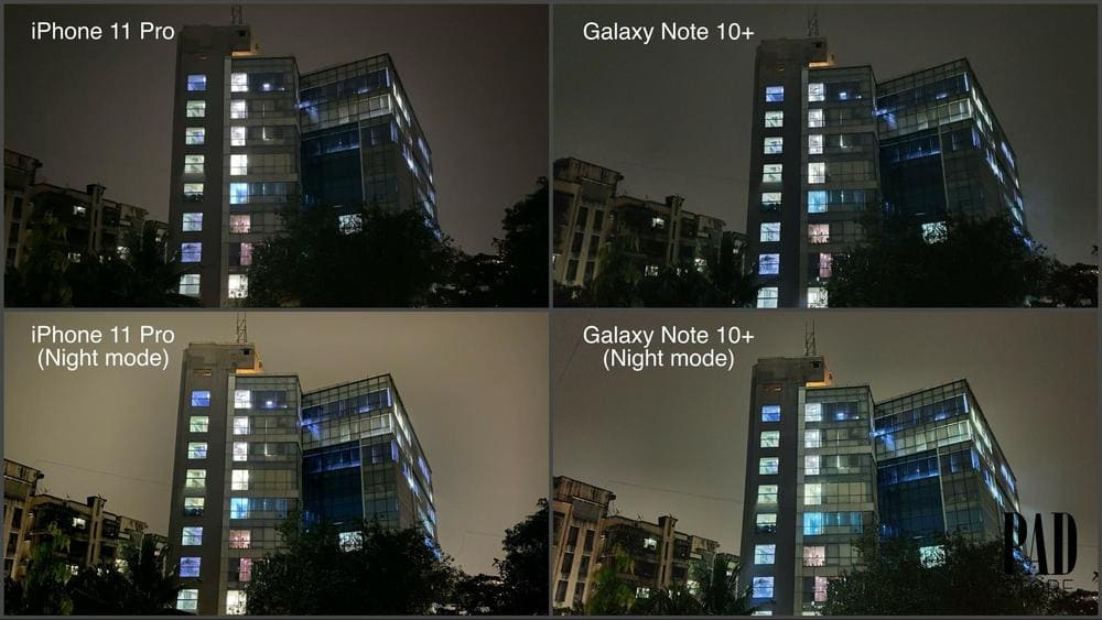 so sánh camera iphone 11 pro max