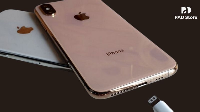 Sạc chậm, không vào điện là dấu hiệu nhận biết iPhone Xs cần thay cụm sạc