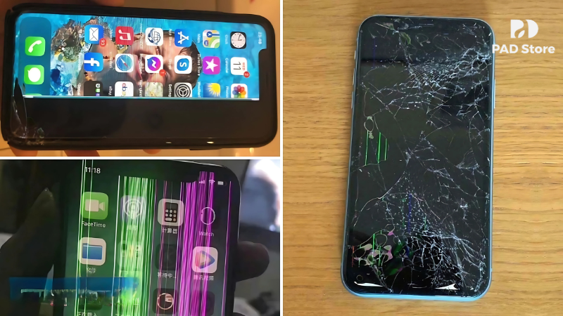 Màn hình iphone 14 Pro Max bị vỡ, nứt