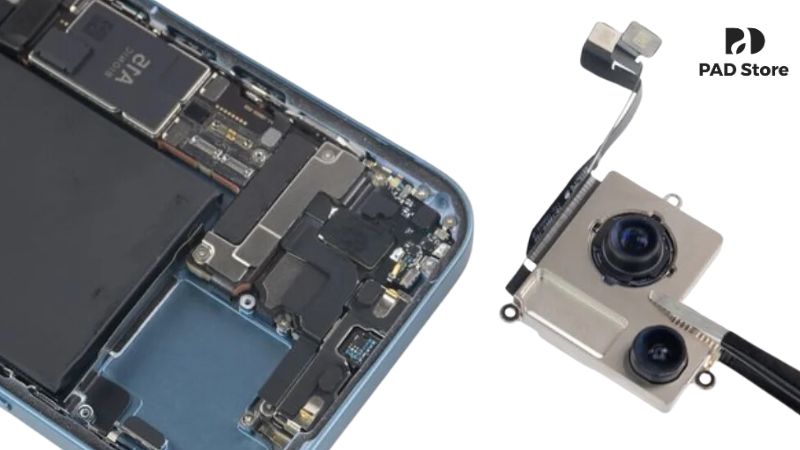 Quy trình thay camera iPhone 14 được thực hiện một cách chuyên nghiệp.