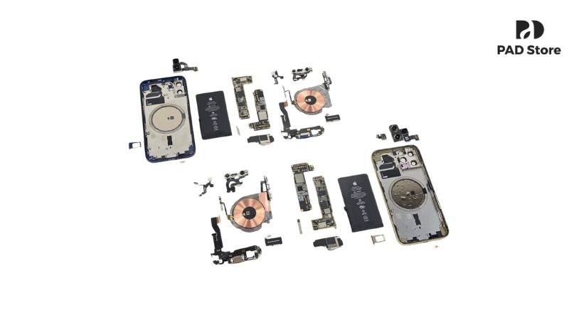 PAD Store cam kết sử dụng linh kiện chính hãng 100% cho dịch vụ thay cụm sạc iPhone 12