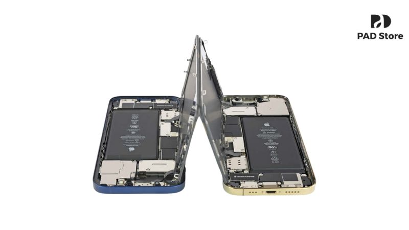 Quy trình thay cụm sạc iPhone 12 Pro Max tại PAD Store gồm 5 bước