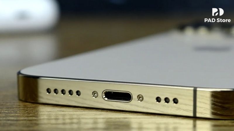 PAD Store cam kết sử dụng linh kiện zin Apple cho dịch vụ thay cụm sạc iPhone 13 Pro Max