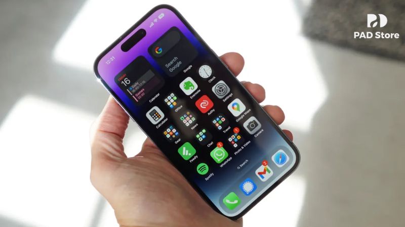 Thời lượng pin bền bỉ giúp người dùng iPhone 14 Pro Max thoải mái hơn trong mọi hoạt động