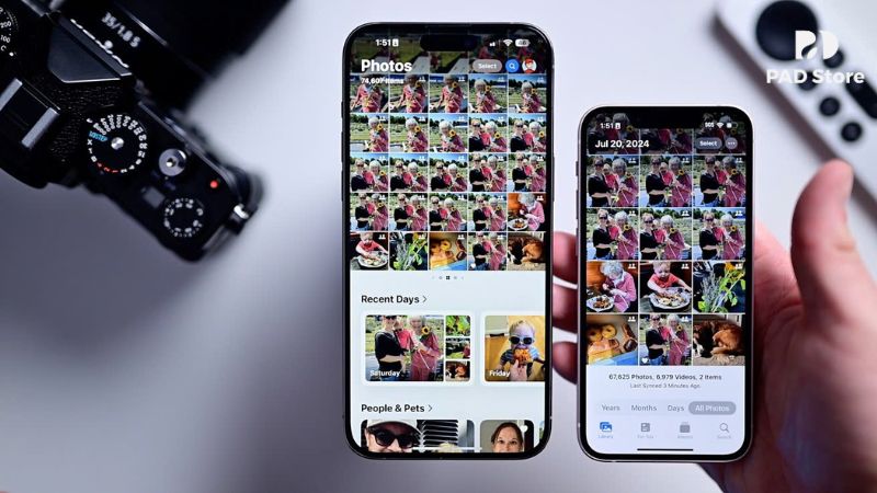 Thư viện ảnh và video thường là nơi chiếm nhiều dung lượng nhất trên iPhone