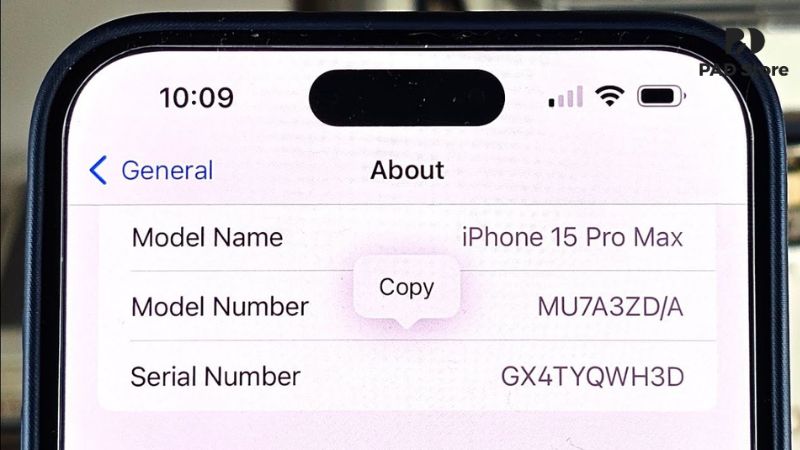 Kiểm tra Số máy (Model Number) vì thông tin này được Apple quy định rõ ràng