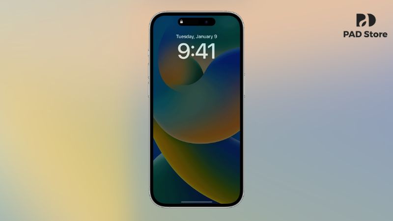 Always-On Display của iPhone 14 Pro có khả năng làm mờ toàn bộ hình nền màn hình khóa, tạo cảm giác liền mạch