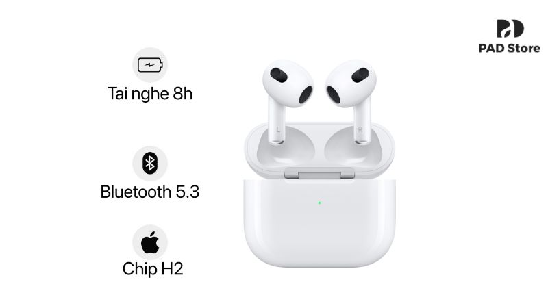 Thưởng thức âm nhạc liên tục lên đến 8 giờ chỉ với một lần sạc