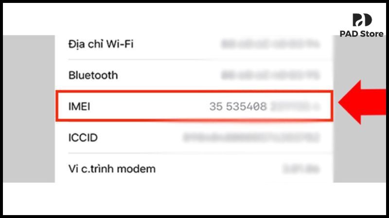 Kiểm tra số IMEI
