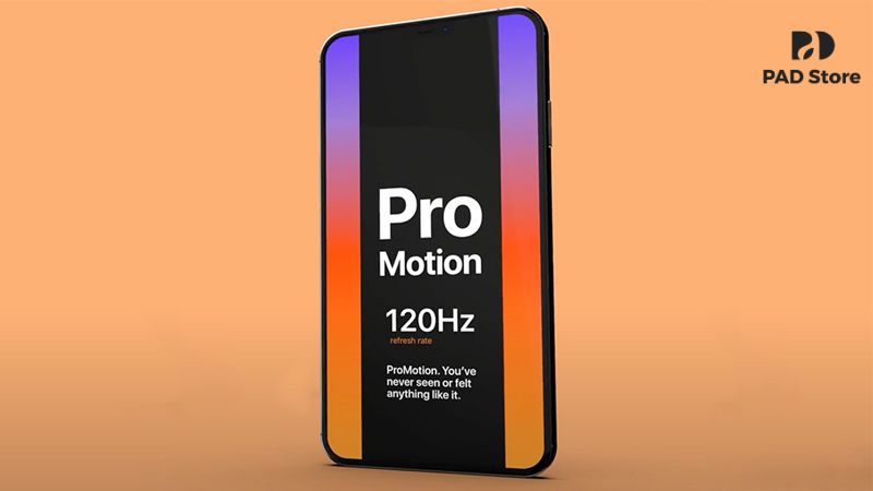 Màn hình OLED được trang bị công nghệ ProMotion 120Hz