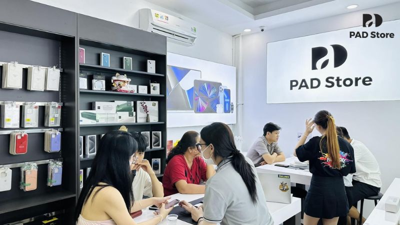 Bạn chỉ cần mang máy đến hệ thống như PAD Store để định giá minh bạch