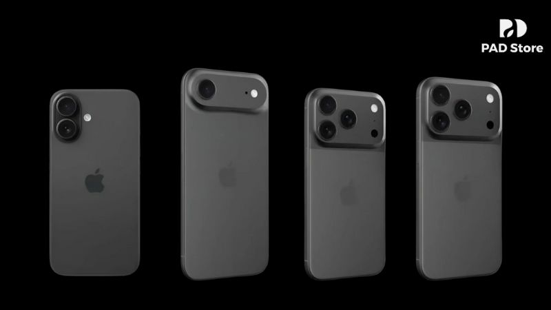 Thiết kế iPhone 17 tinh giản với viền mỏng, chất liệu bền nhẹ