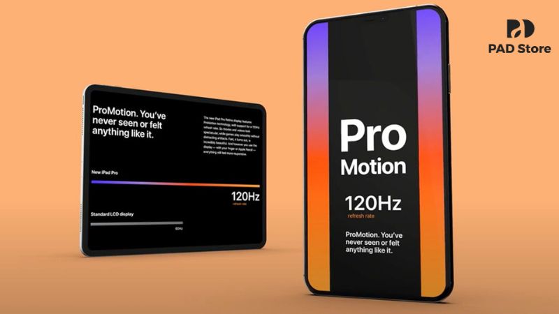 ProMotion 120Hz là công nghệ hiển thị tiên tiến do Apple phát triển