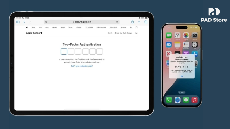 Xác thực tài khoản thông qua thiết bị tin cậy