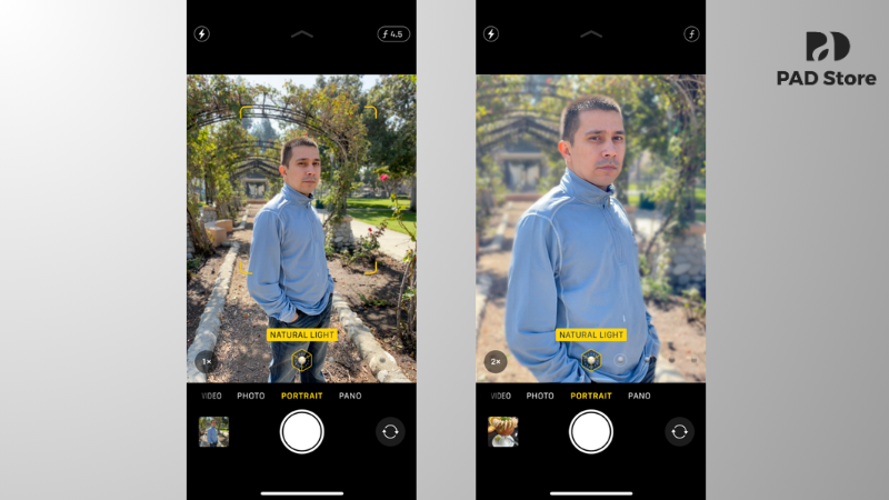 Thuật toán thông minh sẽ tách biệt chủ thể và làm mờ hậu cảnh