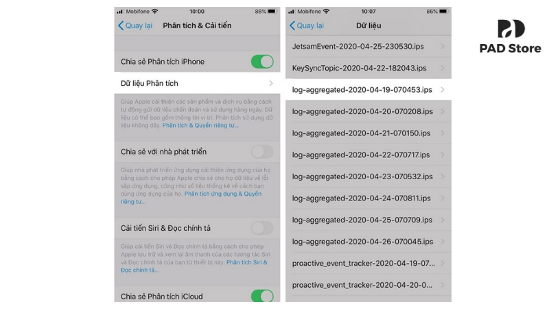 Tìm tệp có tên bắt đầu bằng Analytics-YYYY-MM-DD