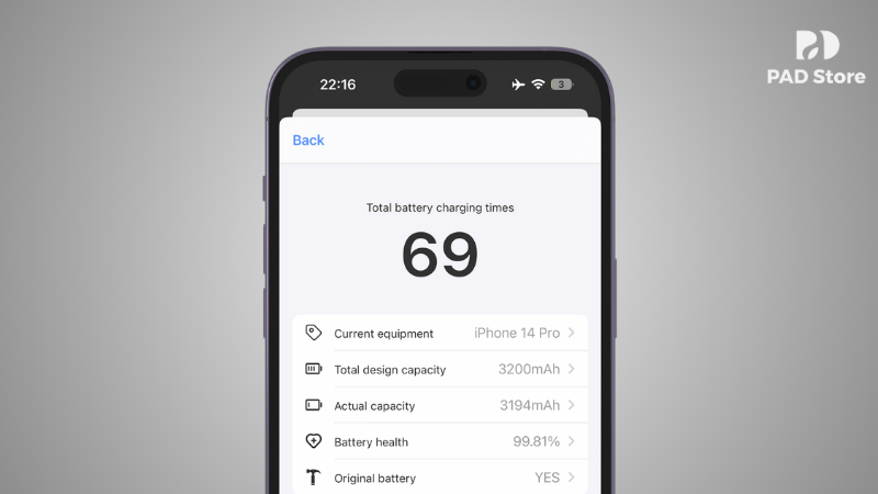 Cách kiểm tra số lần sạc iPhone và độ chai pin chính xác nhất