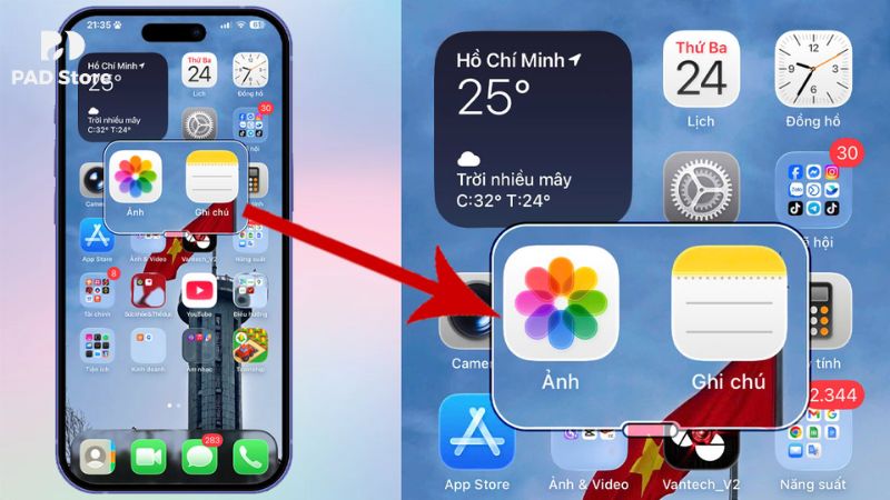 Các ô vuông màu xanh thực chất là một phần của hệ sinh thái hỗ trợ người dùng từ Apple