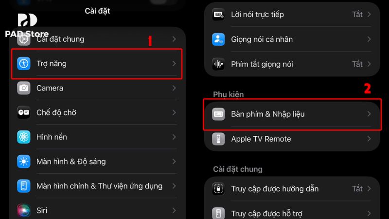 Cách tắt khung xanh trên màn hình iPhone bằng cách kiểm tra và tắt Full Keyboard Access