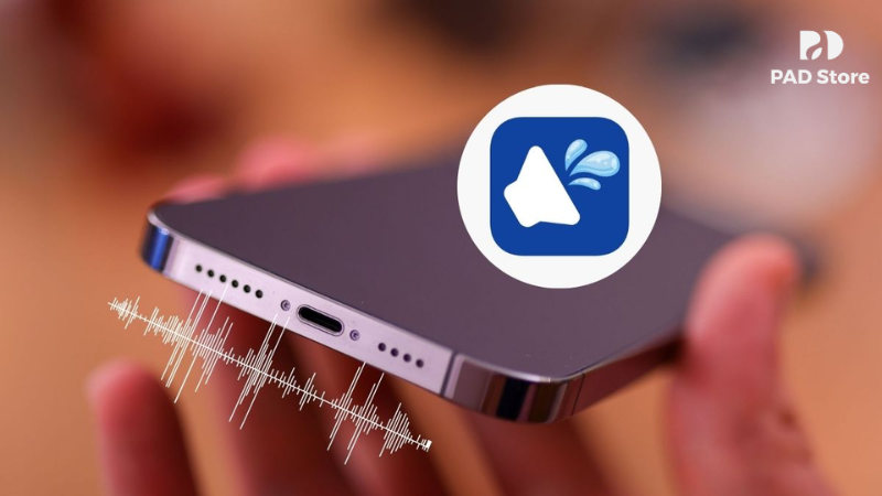 Loa sẽ rung động cực mạnh ở tần số cao để đẩy bụi bẩn ra ngoài